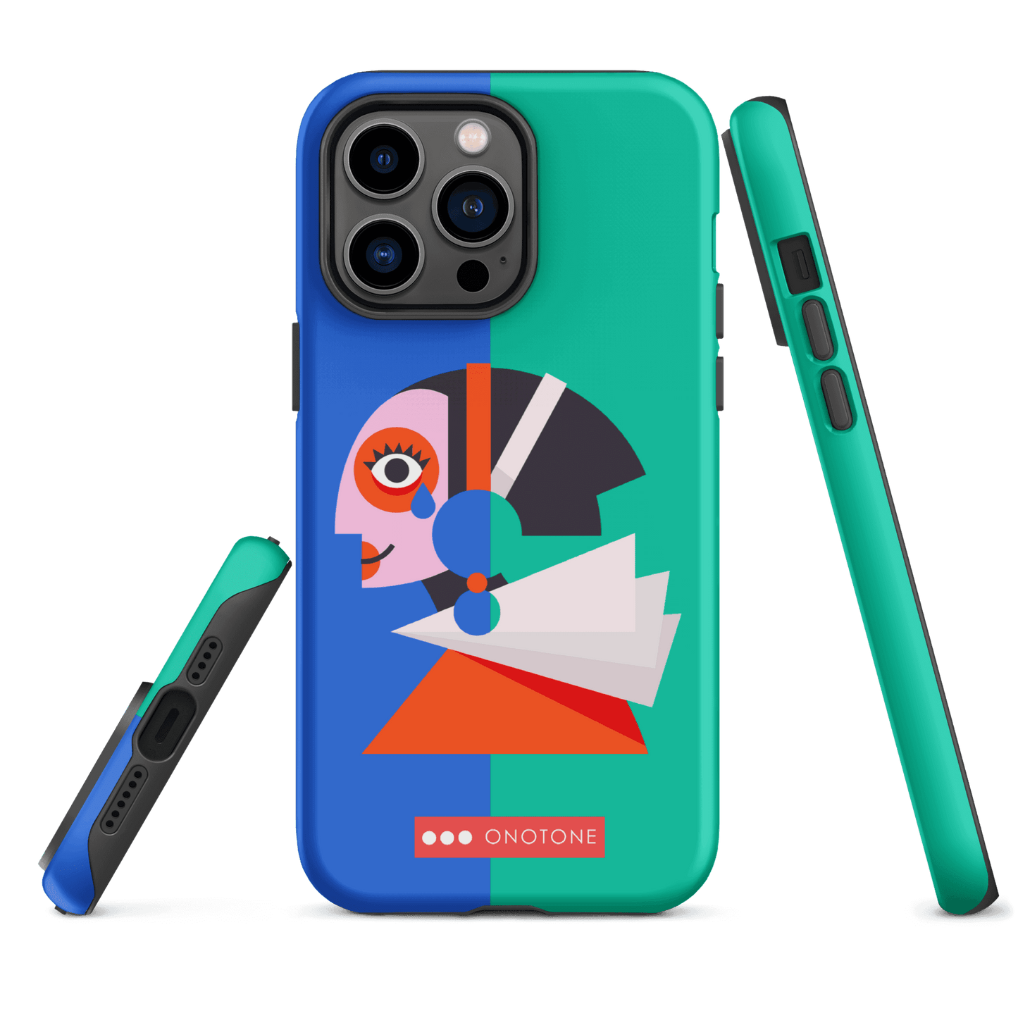 Dual Layer green modern iPhone® Case ( MD-1617)