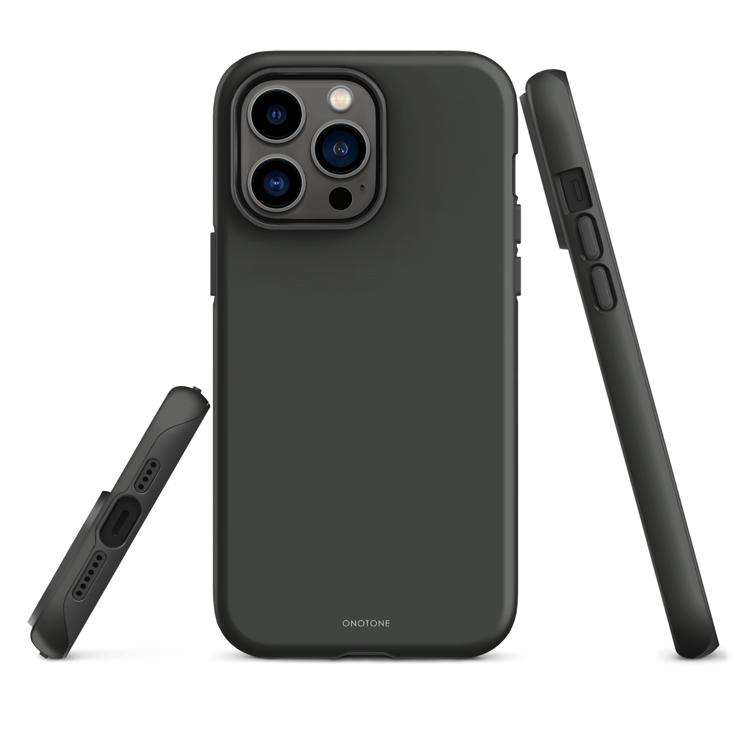 GRAY MINIMALIST IPHONE® CASE - PANTONE® 447