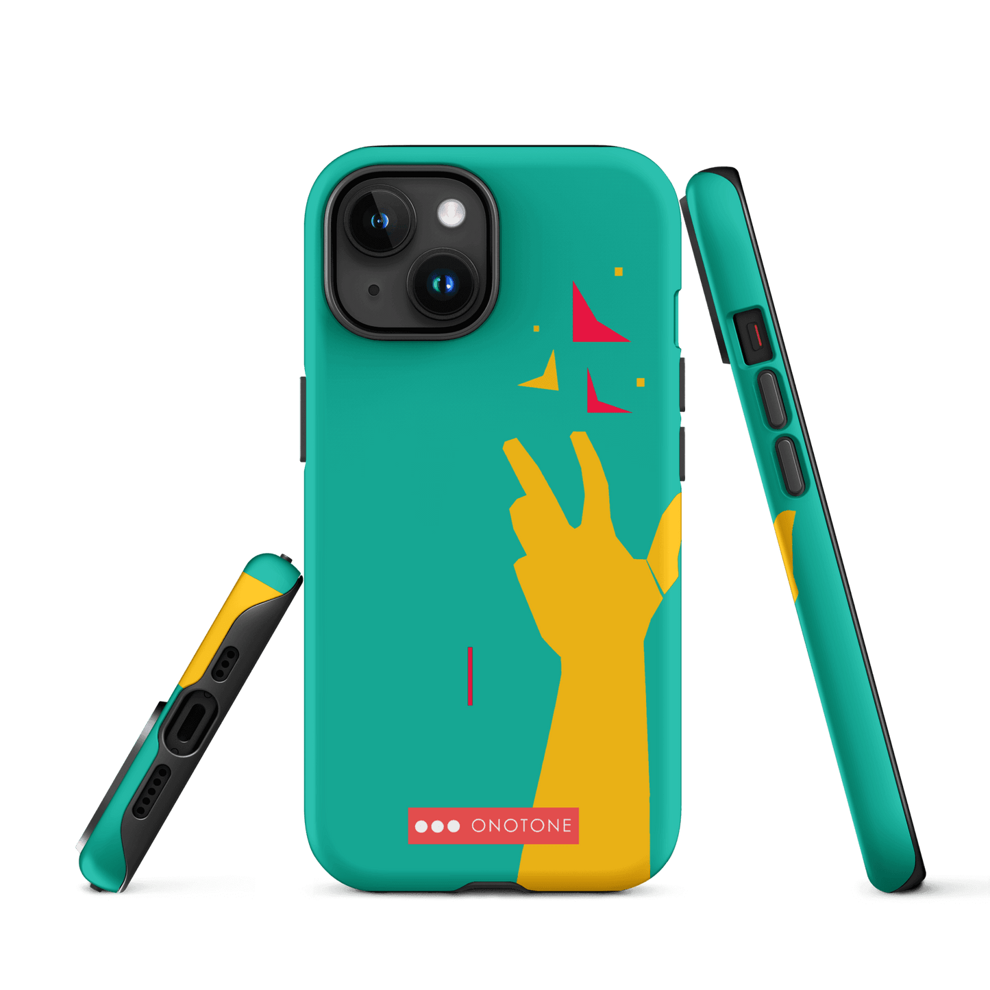 Dual Layer green modern iPhone® Case ( MD-1113)