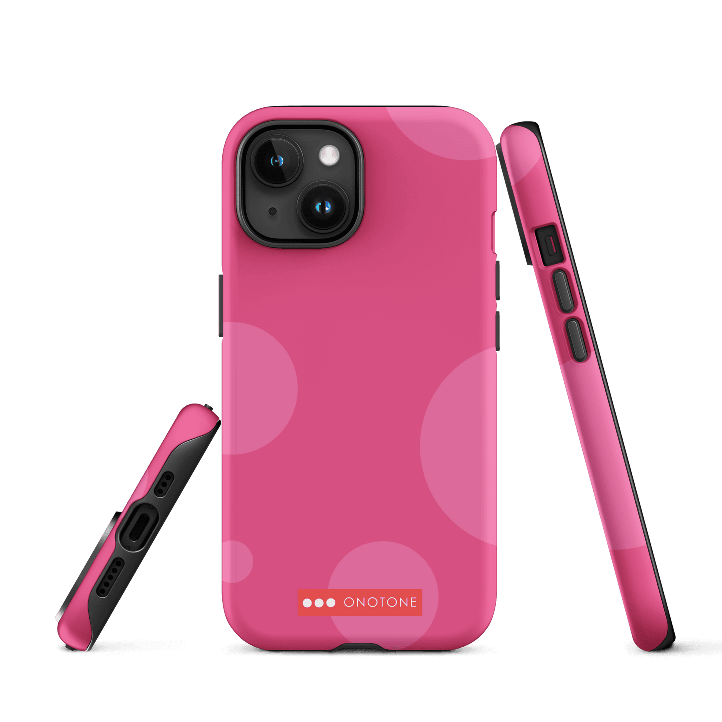 Dual Layer pink modern iPhone® Case ( MD-1729)