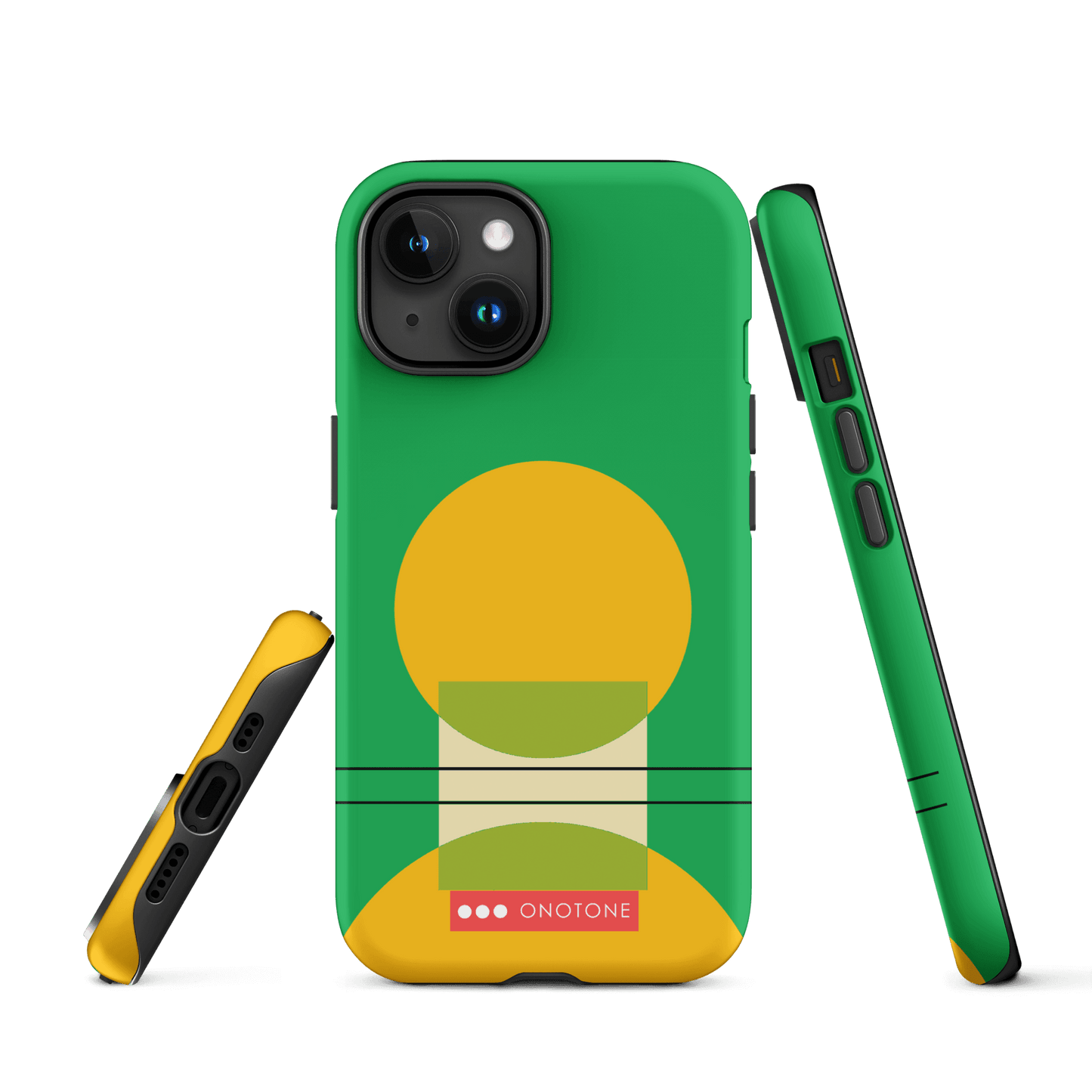 Dual Layer green modern iPhone® Case ( MD-2065)