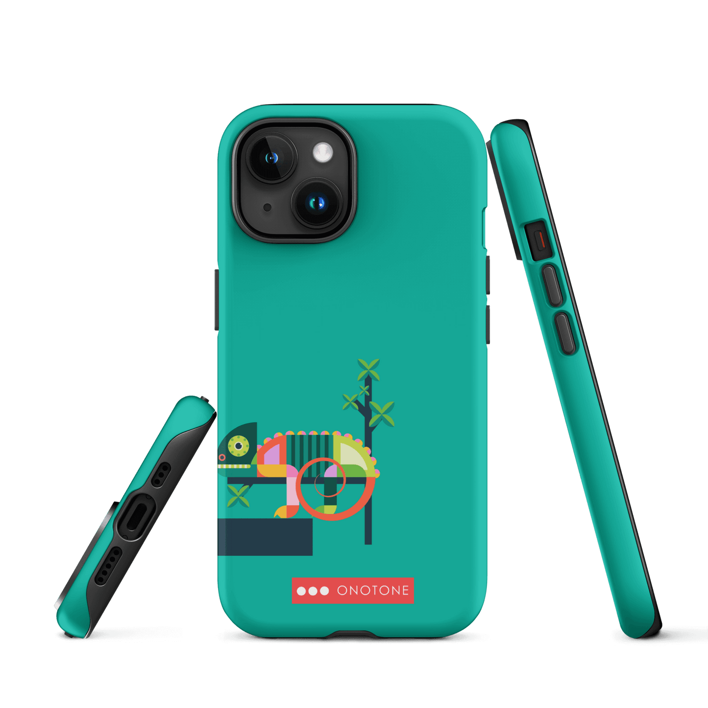 Dual Layer green modern iPhone® Case ( MD-2569)