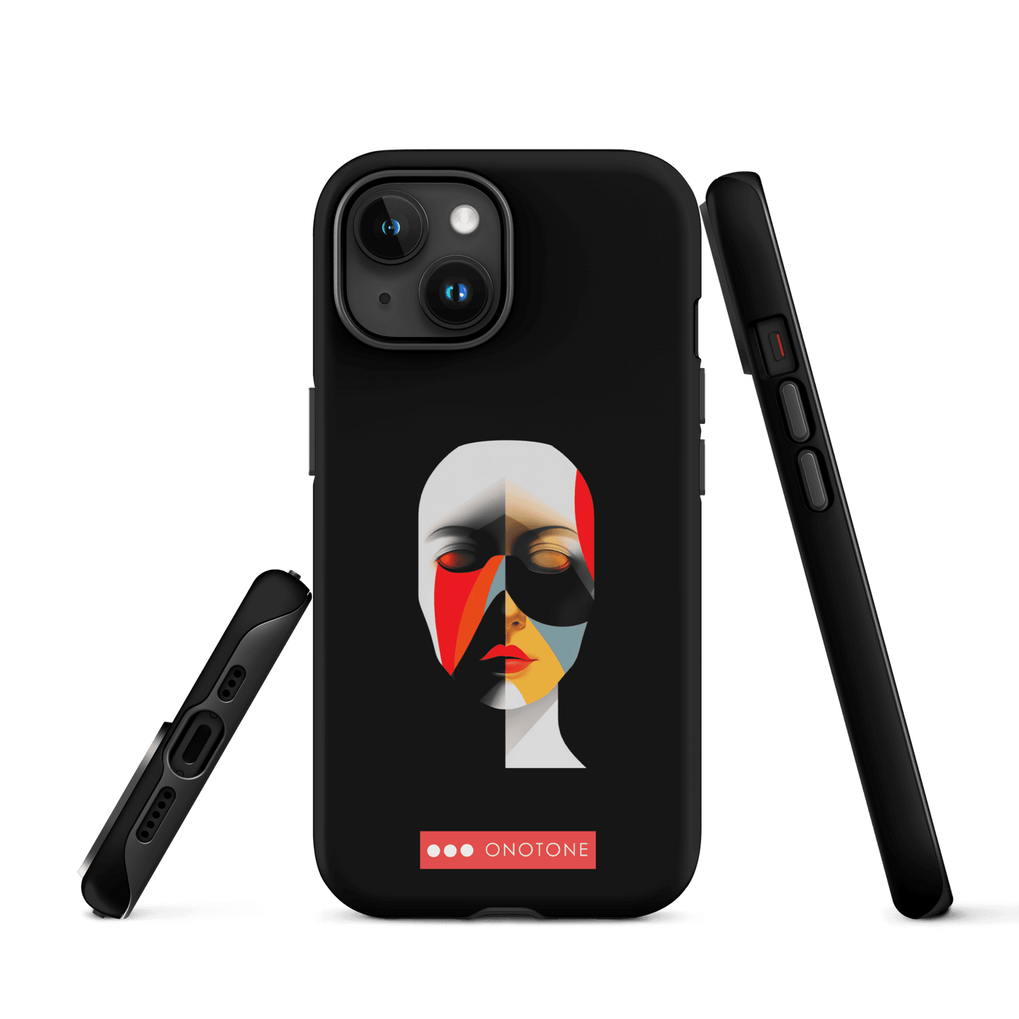 Dual Layer black modern iPhone® Case ( MD-2905)