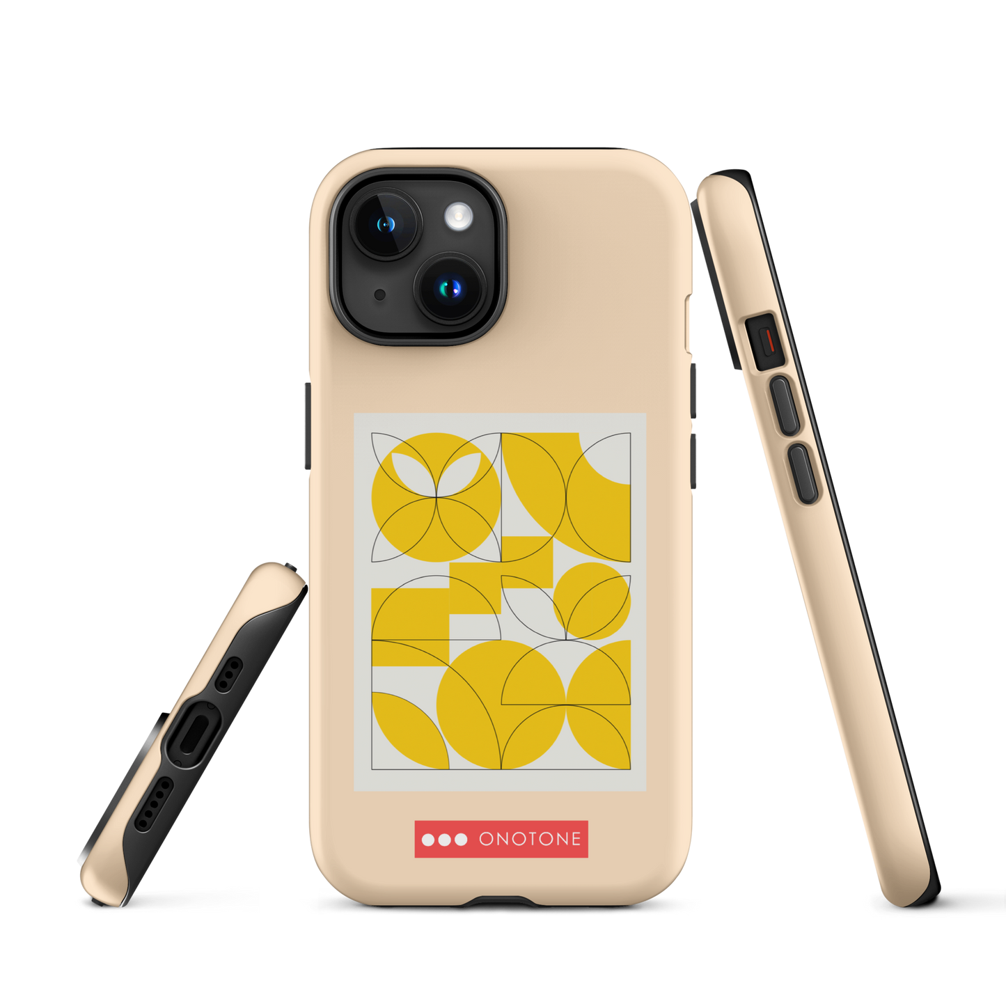 Dual Layer Bauhaus modern iPhone® Case