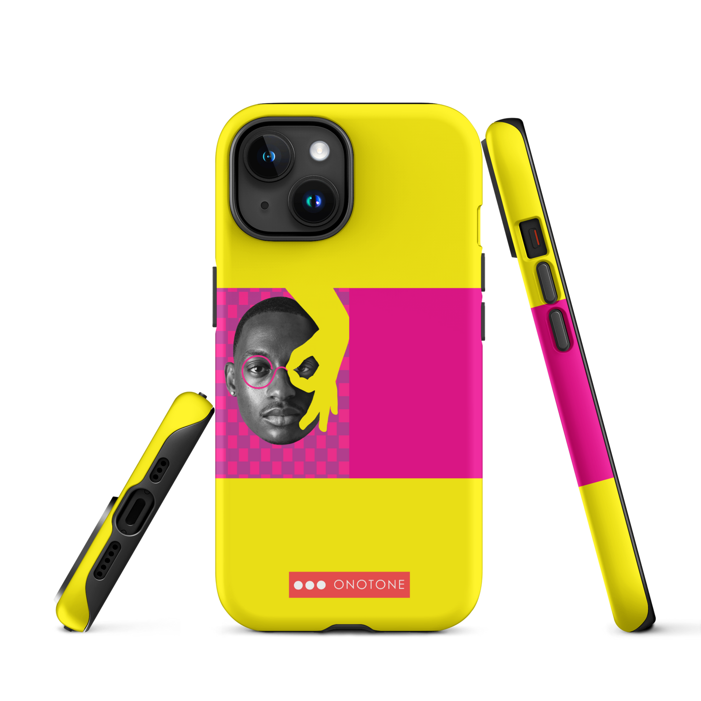 Dual Layer yellow modern iPhone® Case ( MD-3913)