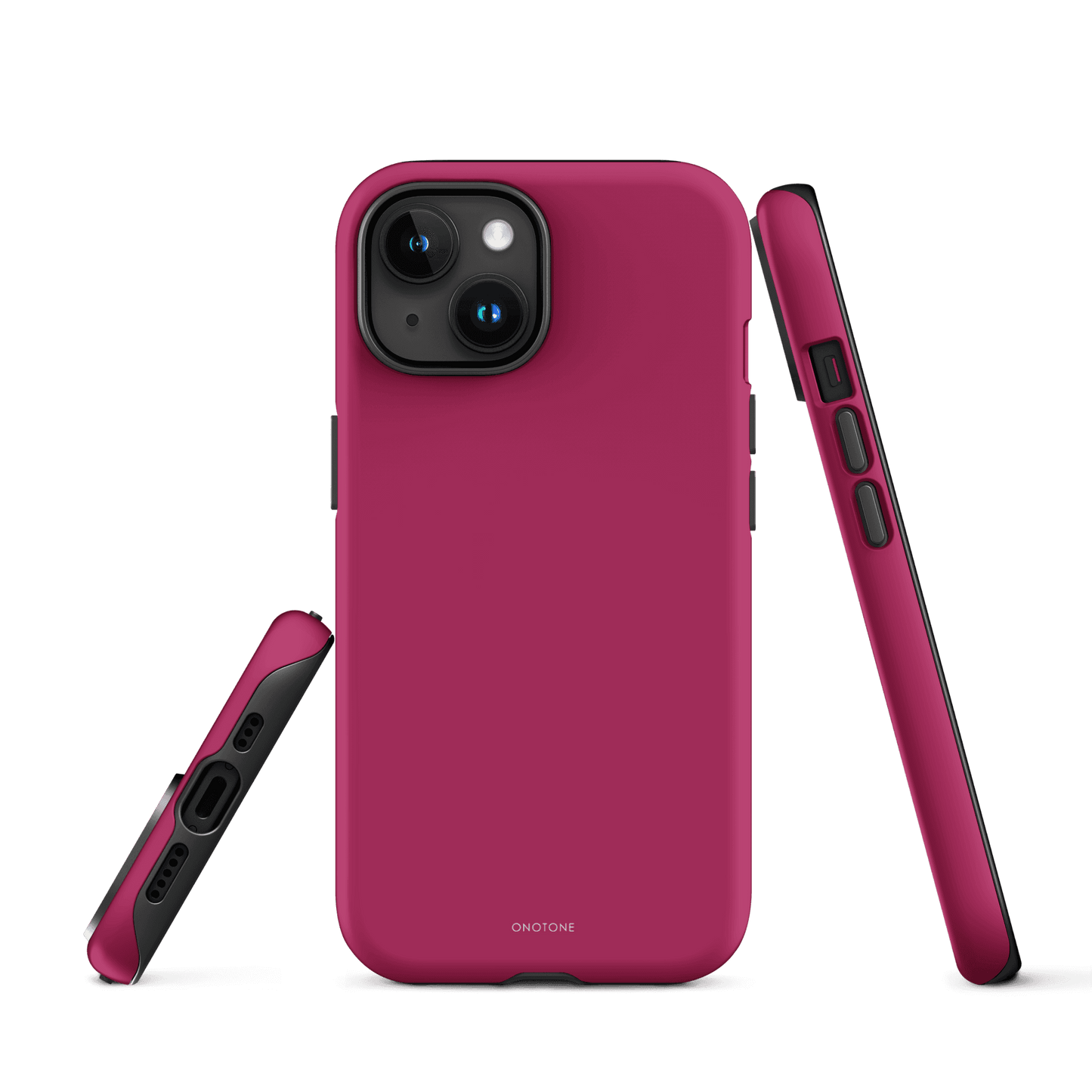 Solid Color pink iPhone® Case - Pantone® 220