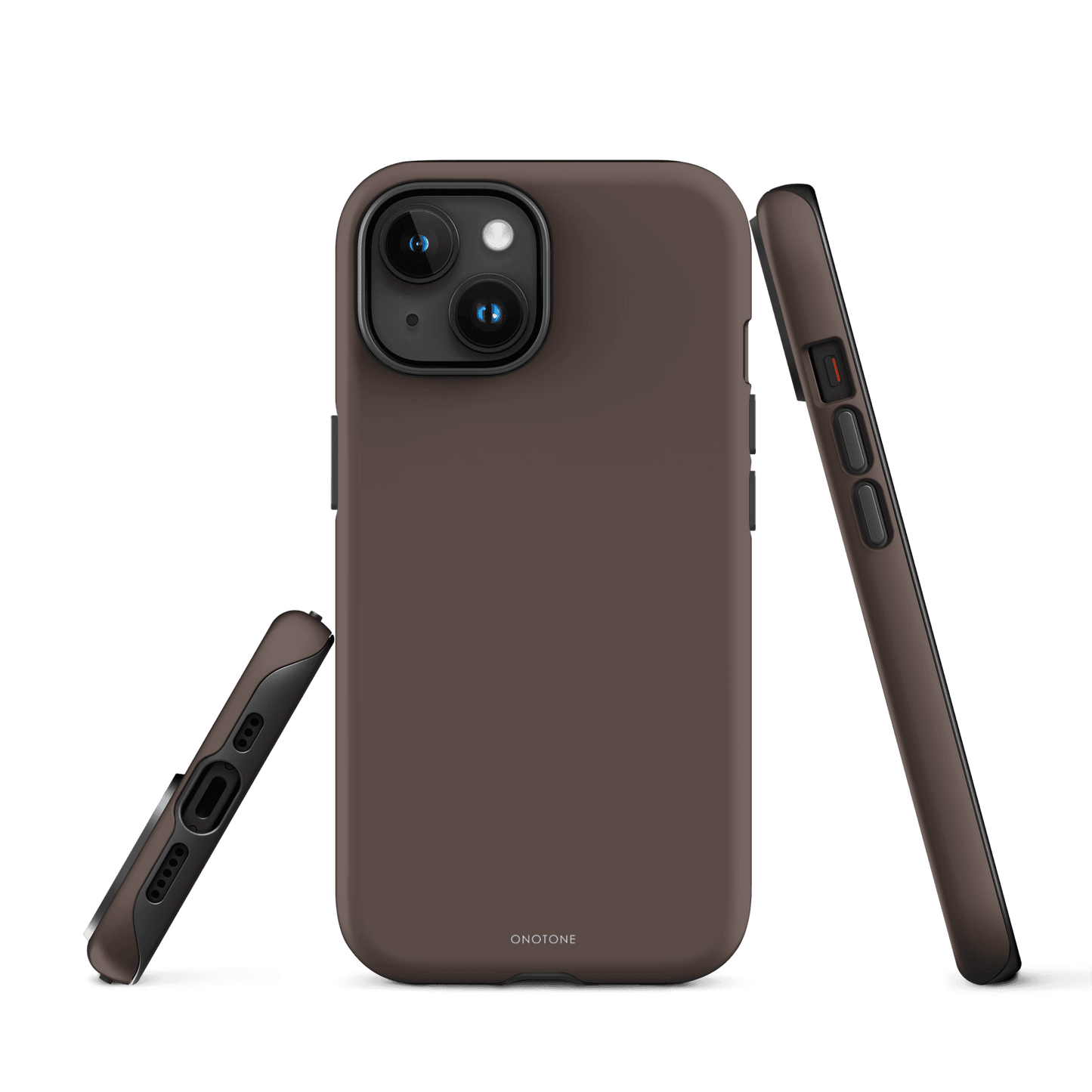 TAUPE MINIMALIST IPHONE® CASE - PANTONE® CHOCOLATE MARTINI