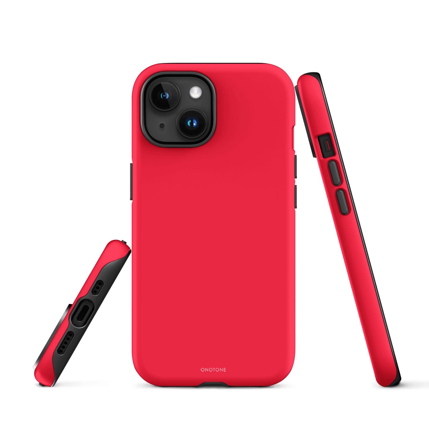 Neon Red iPhone Case