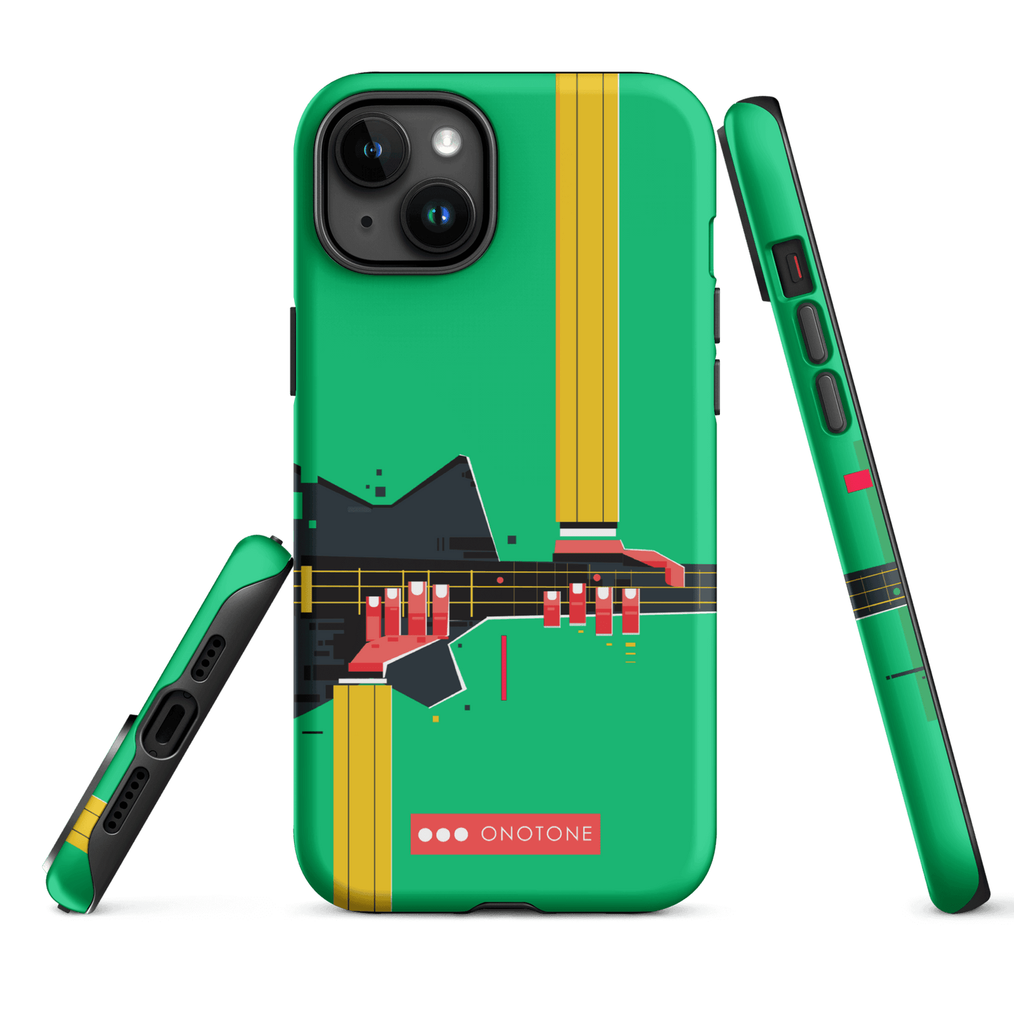 Dual Layer green modern iPhone® Case ( MD-1057)