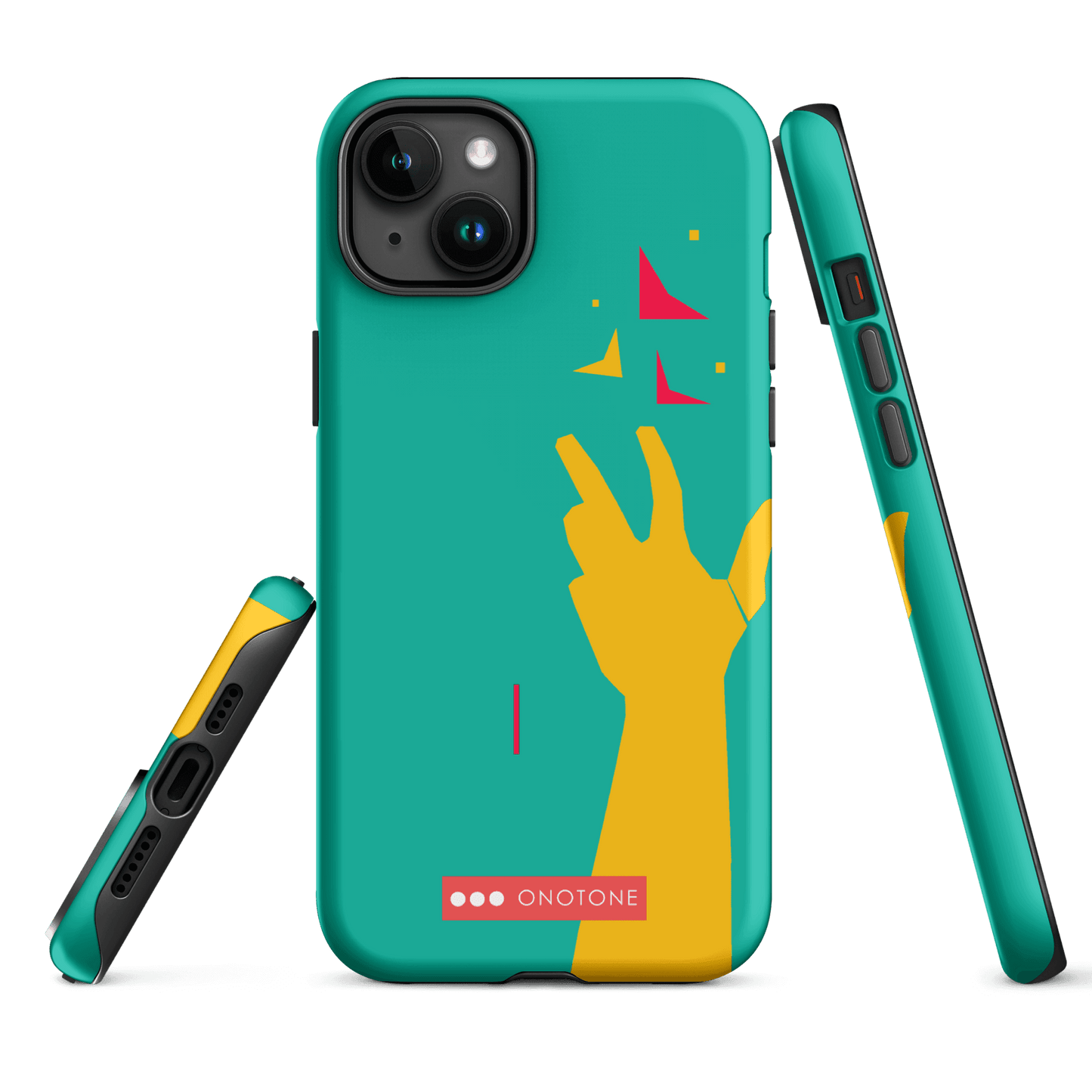Dual Layer green modern iPhone® Case ( MD-1113)