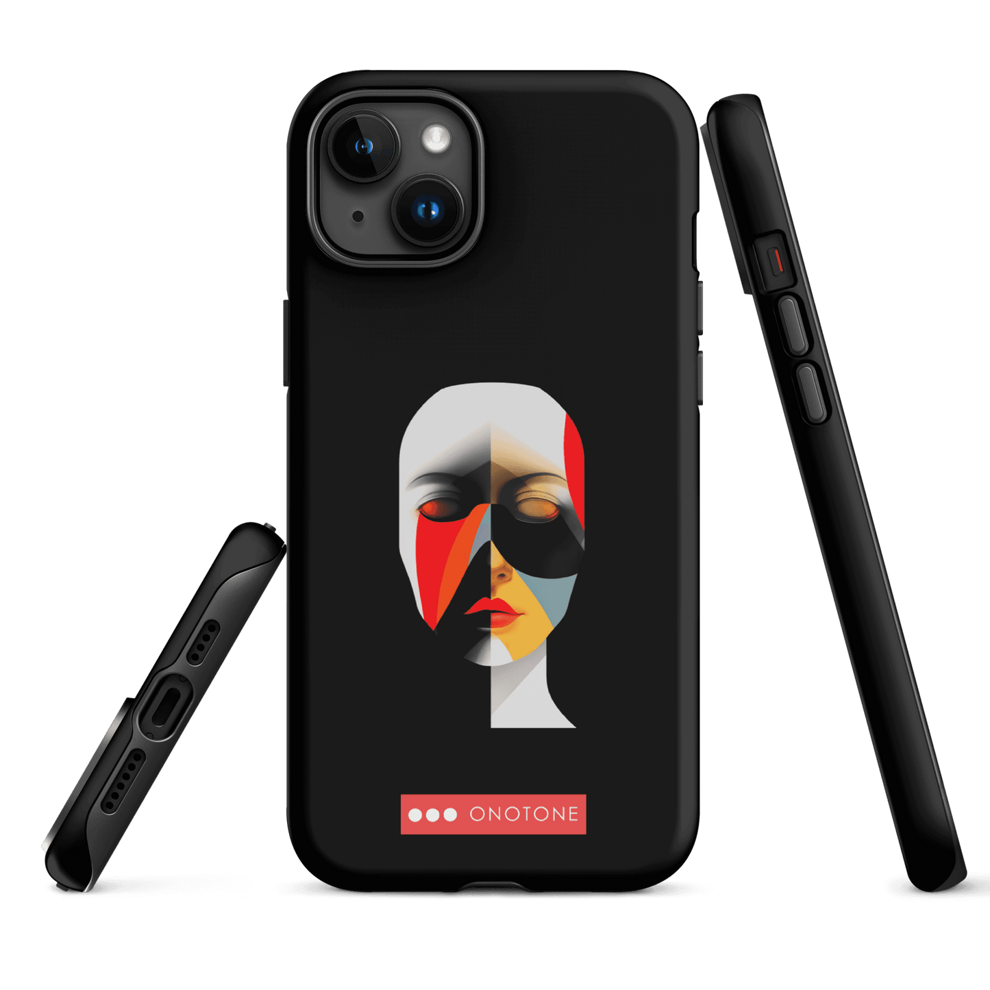 Dual Layer black modern iPhone® Case ( MD-2905)