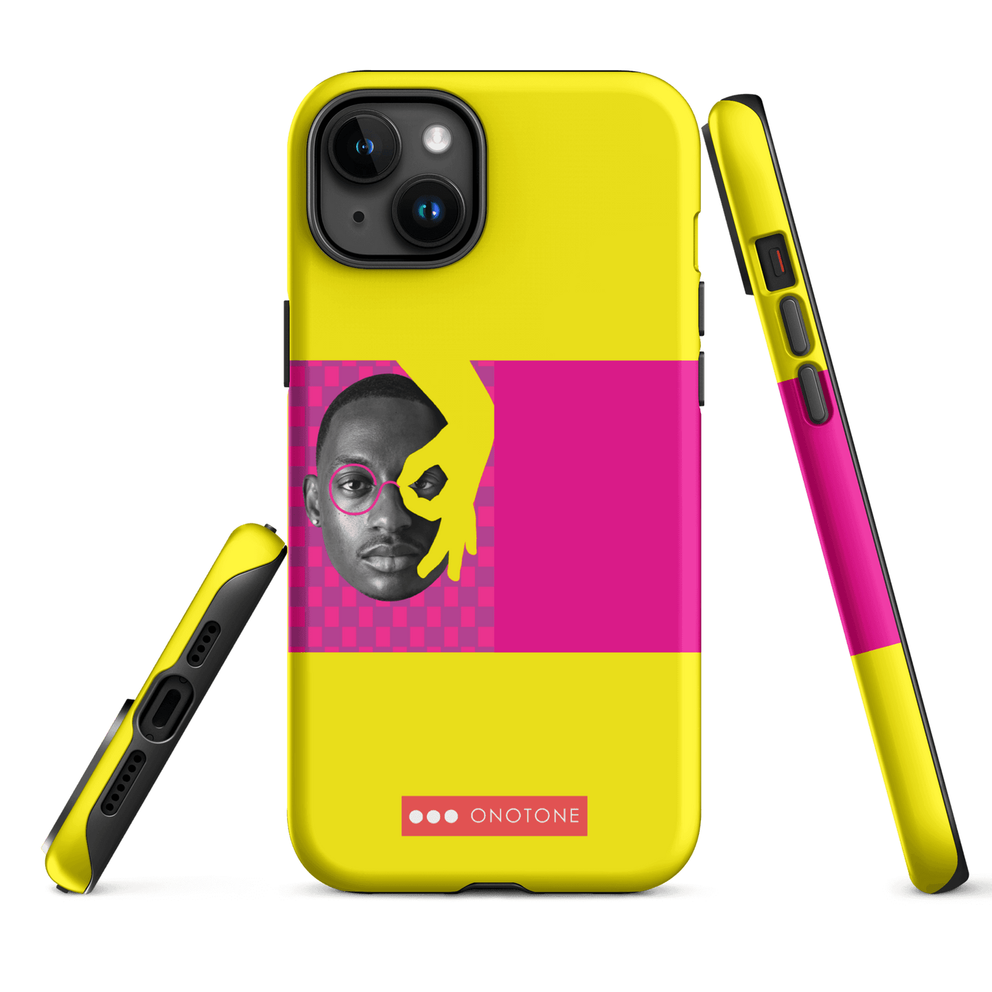 Dual Layer yellow modern iPhone® Case ( MD-3913)