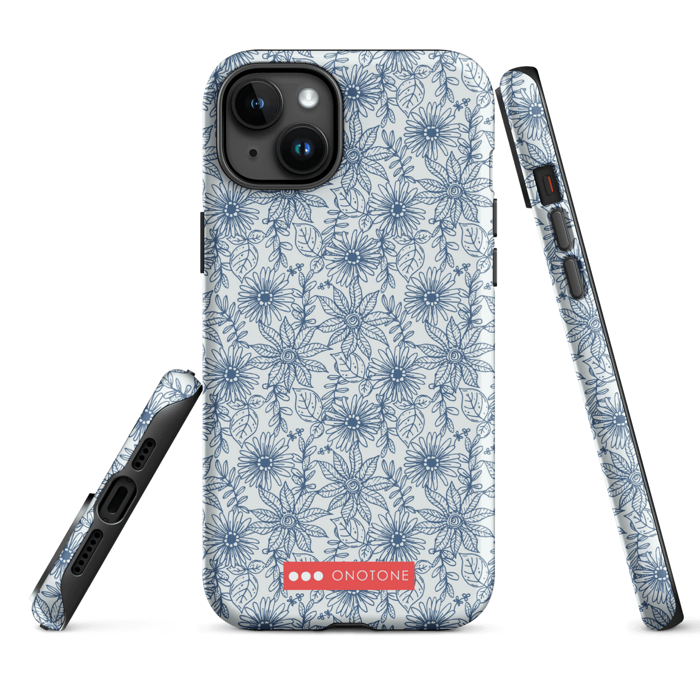 Japanese design indigo iPhone® Case (IND-041)