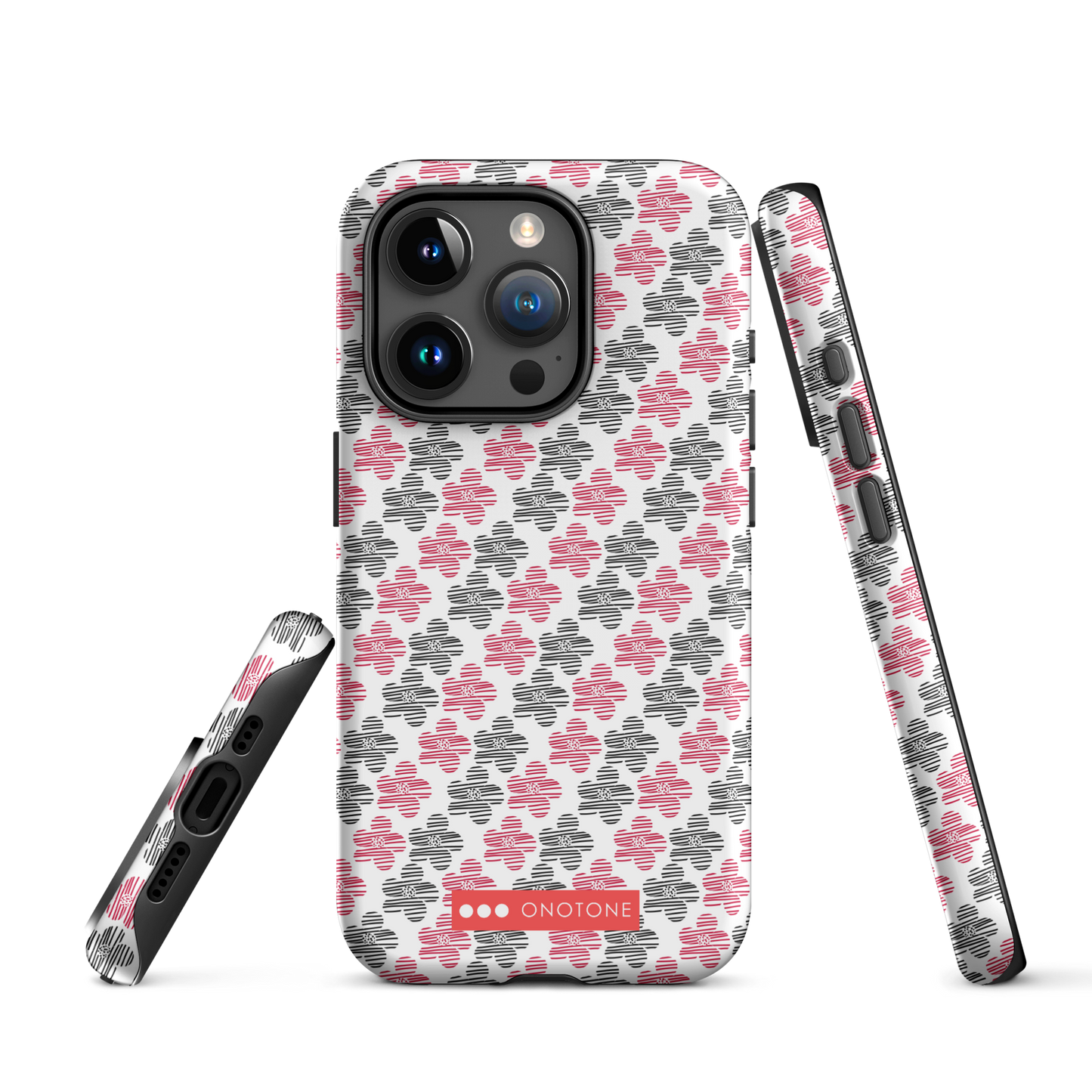 Japanese design indigo iPhone® Case with sakura