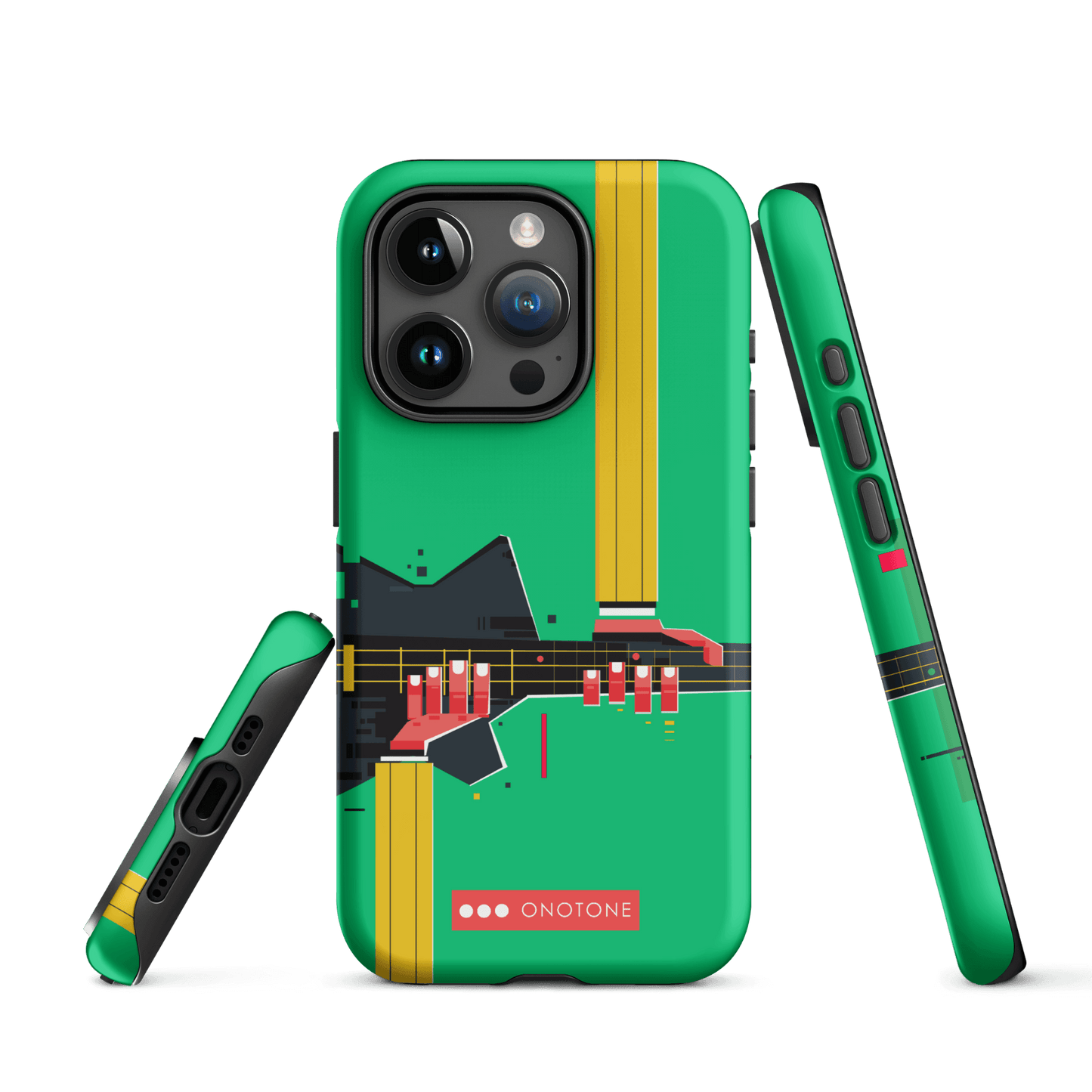 Dual Layer green modern iPhone® Case ( MD-1057)