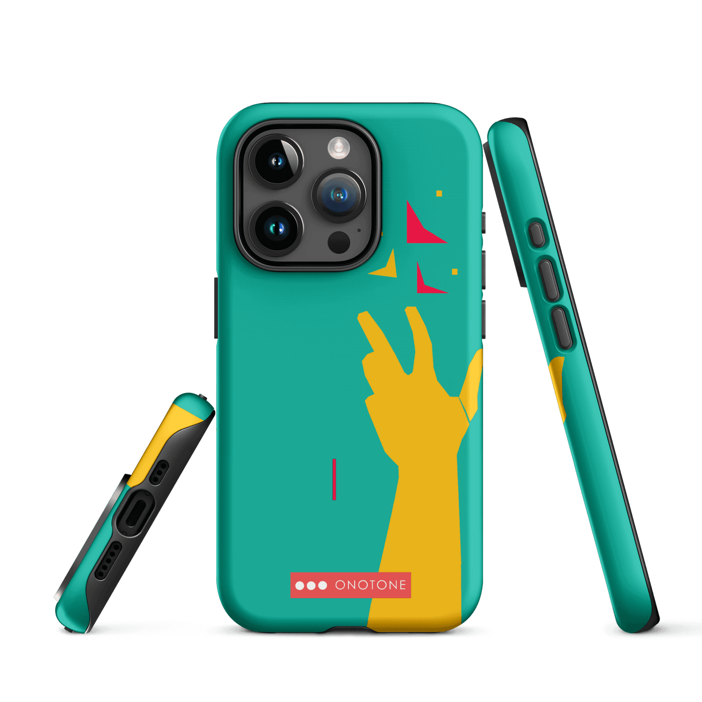 Dual Layer green modern iPhone® Case ( MD-1113)