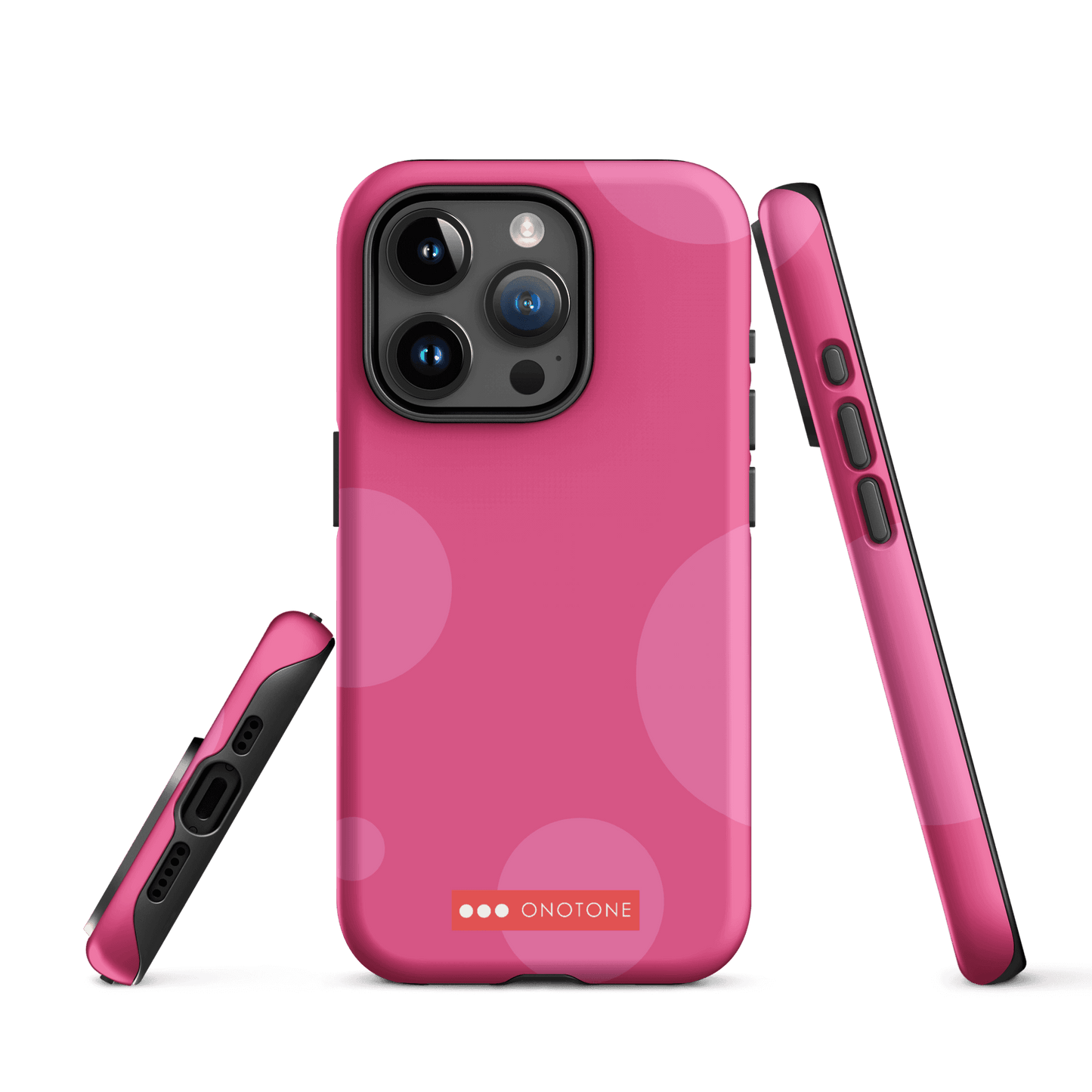 Dual Layer pink modern iPhone® Case ( MD-1729)