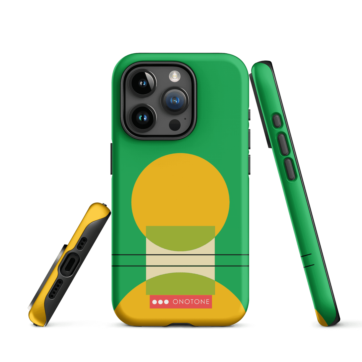 Dual Layer green modern iPhone® Case ( MD-2065)