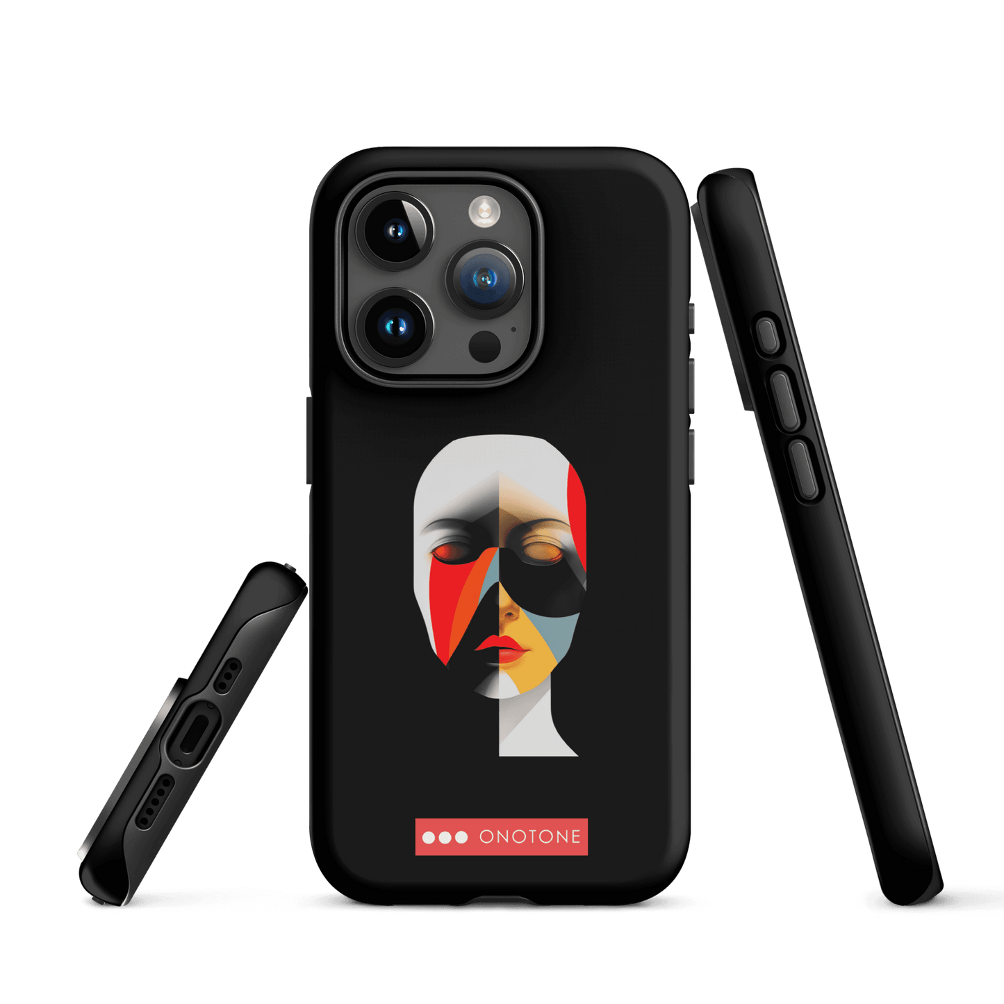 Dual Layer black modern iPhone® Case ( MD-2905)