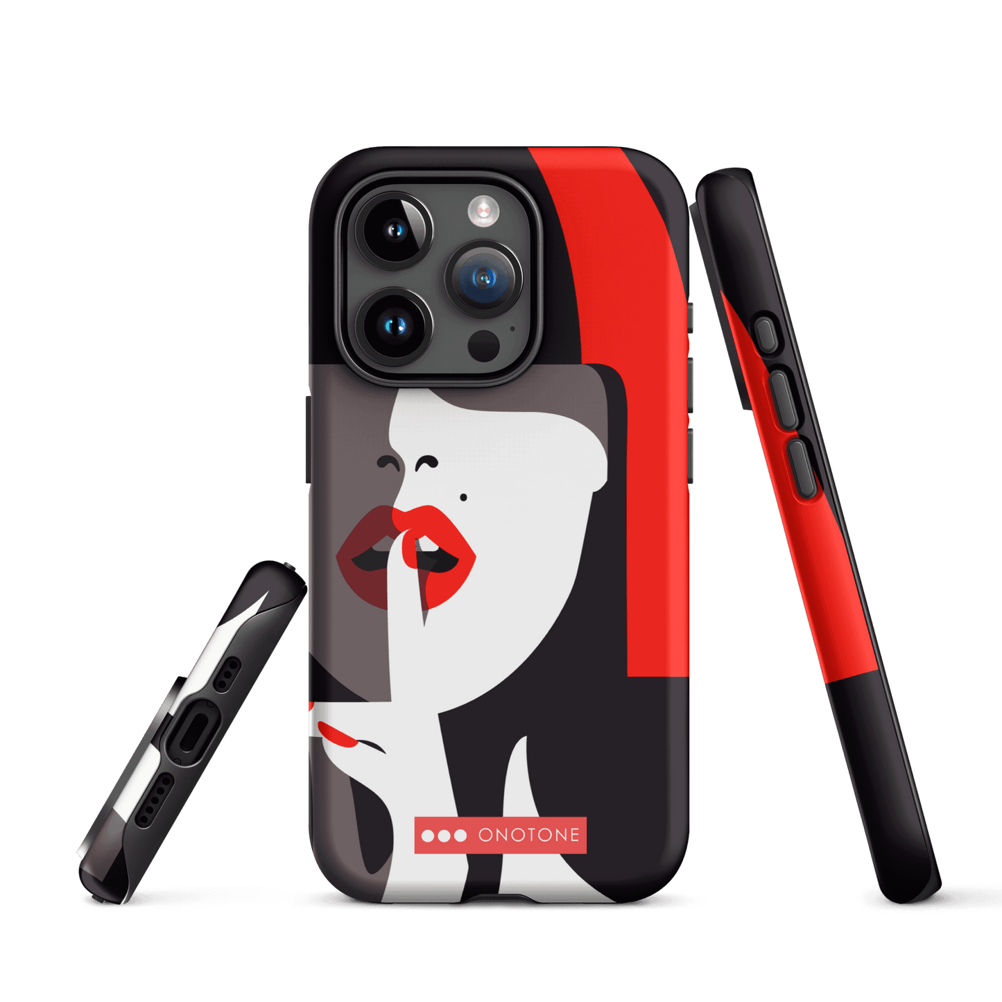 Dual Layer black modern iPhone® Case ( MD-3577)
