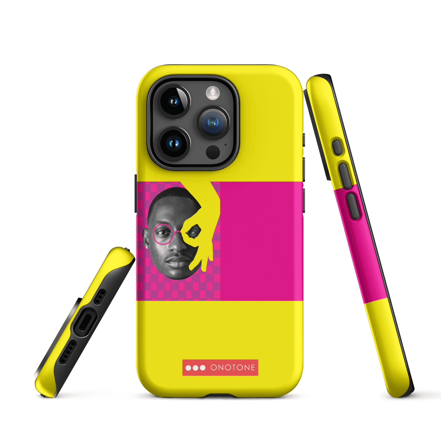 Dual Layer yellow modern iPhone® Case ( MD-3913)
