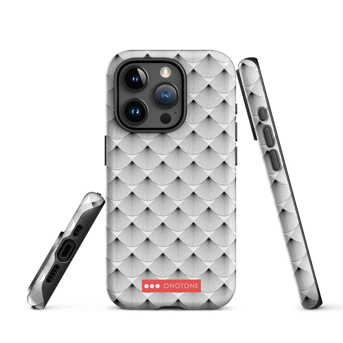 Japanese design indigo iPhone® Case with patterns