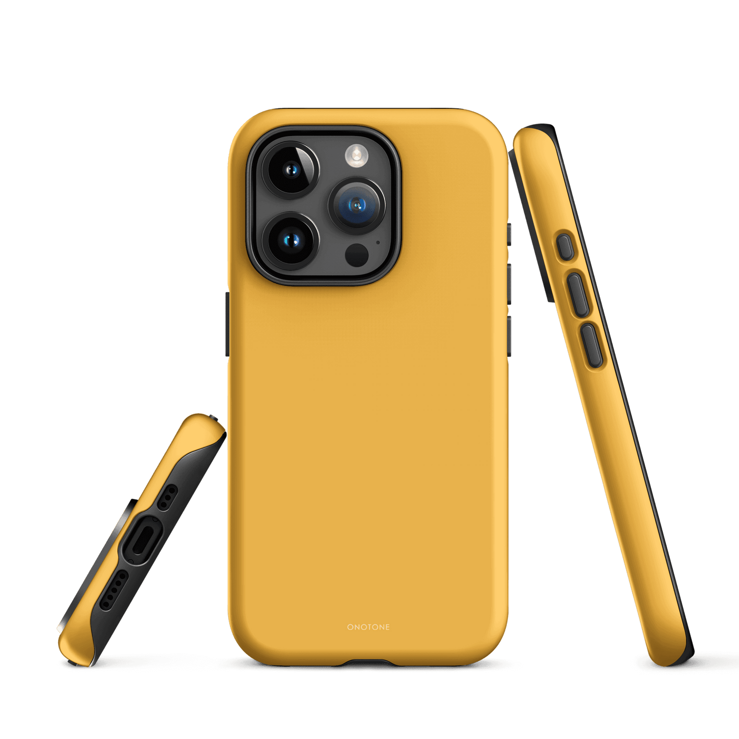 Dual Layer yellow iPhone® Case - Pantone® 136