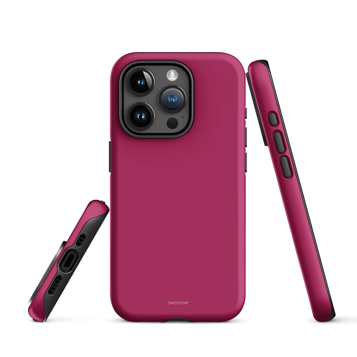 Solid Color pink iPhone® Case - Pantone® 220