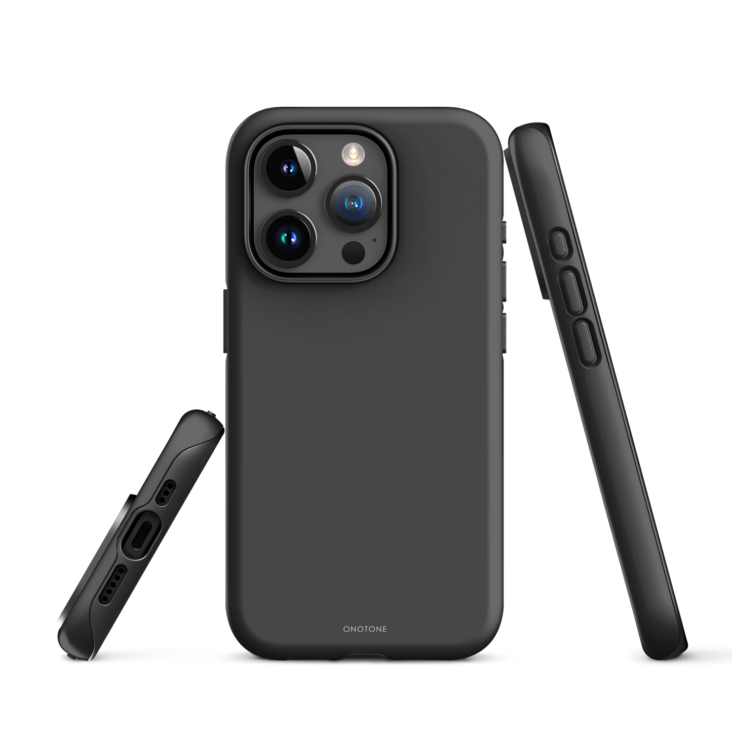 GRAY MINIMALIST IPHONE® CASE - PANTONE® 447