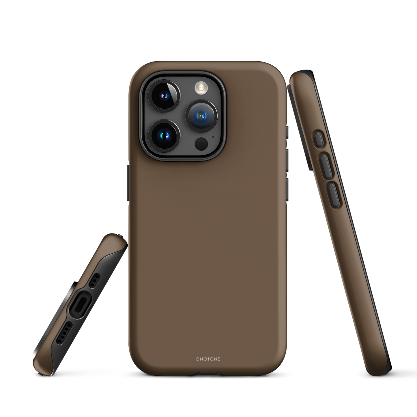 BEIGE MINIMALIST IPHONE® CASE - PANTONE® COFFEE LIQUEUR