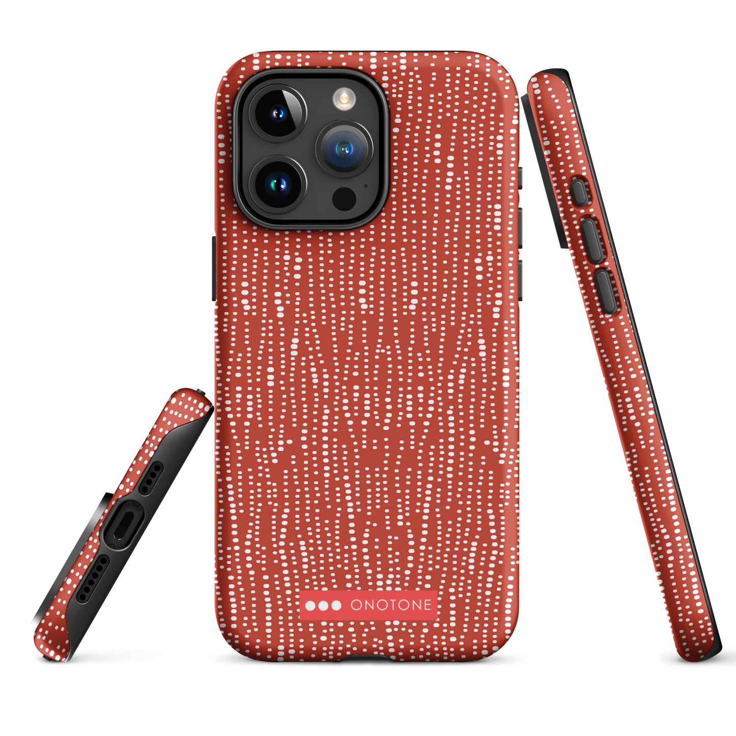 Japanese design indigo iPhone® Case with dotted patterns