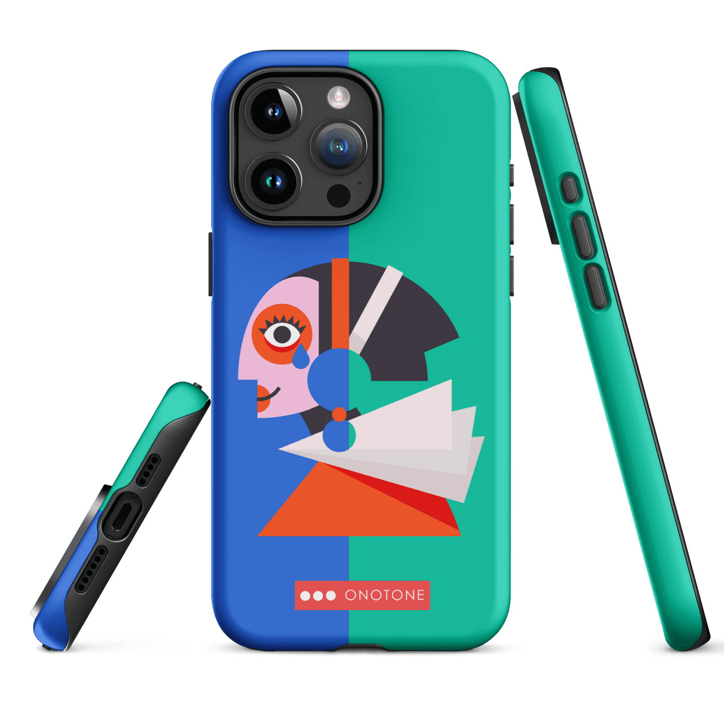 Dual Layer green modern iPhone® Case ( MD-1617)