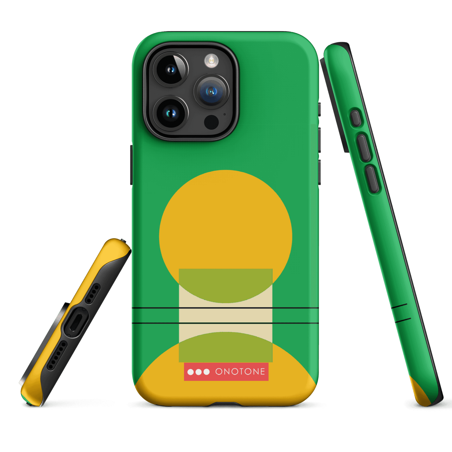 Dual Layer green modern iPhone® Case ( MD-2065)