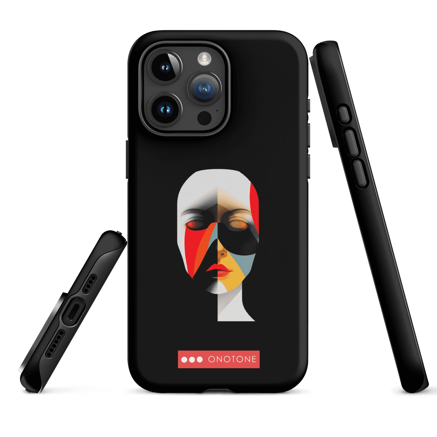 Dual Layer black modern iPhone® Case ( MD-2905)