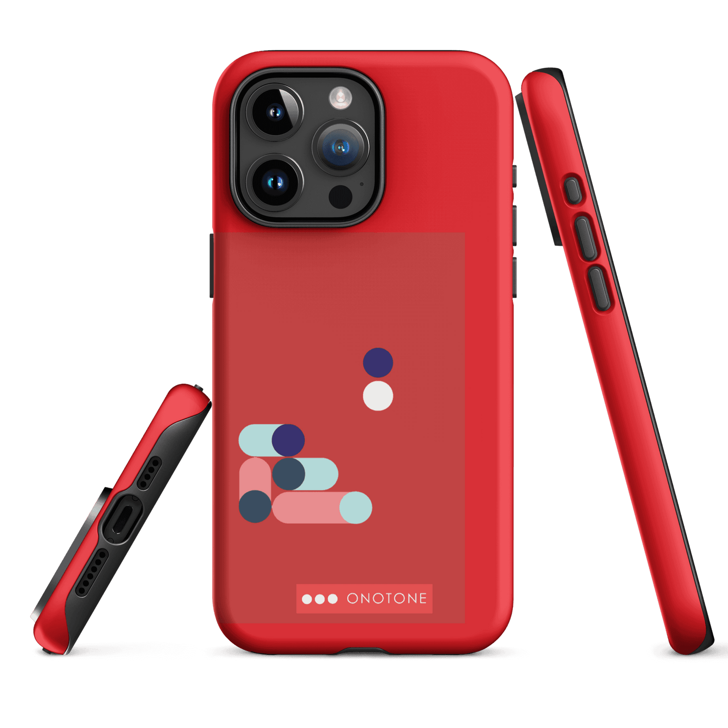 Dual Layer red modern iPhone® Case ( MD-3409)