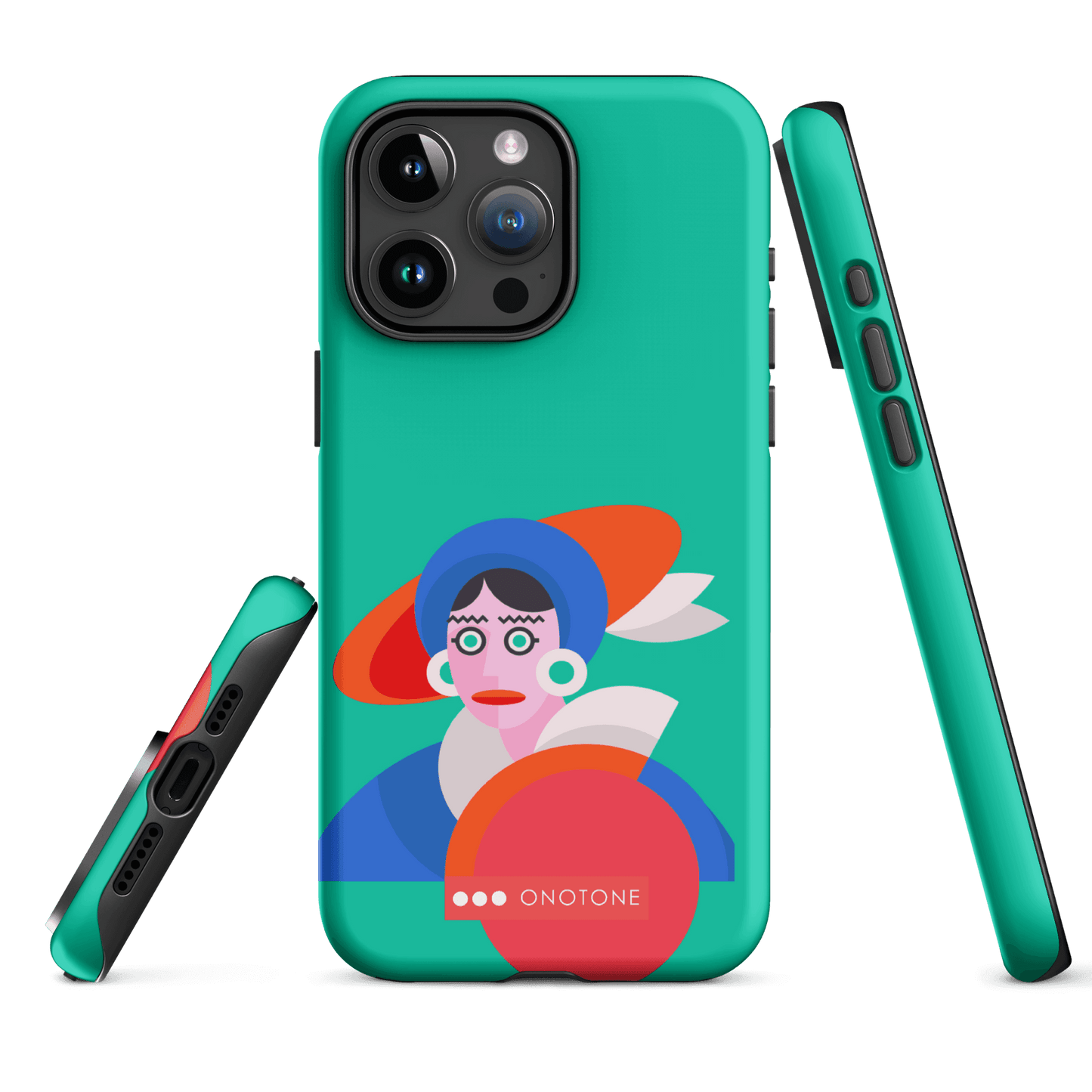 Dual Layer green modern iPhone® Case ( MD-3689)