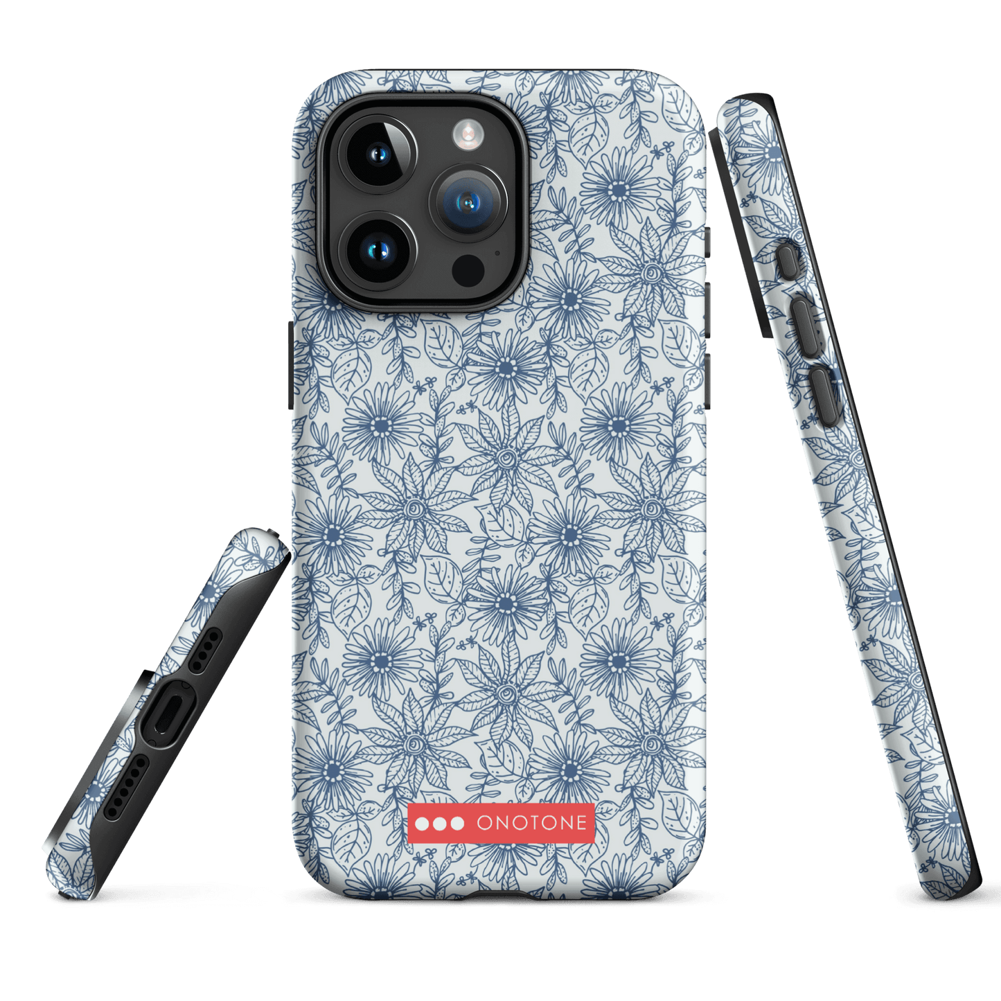 Japanese design indigo iPhone® Case (IND-041)