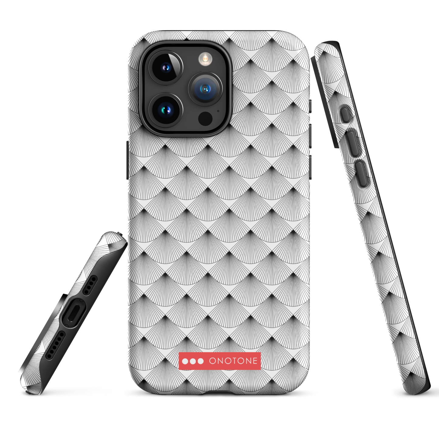 Japanese design indigo iPhone® Case with patterns