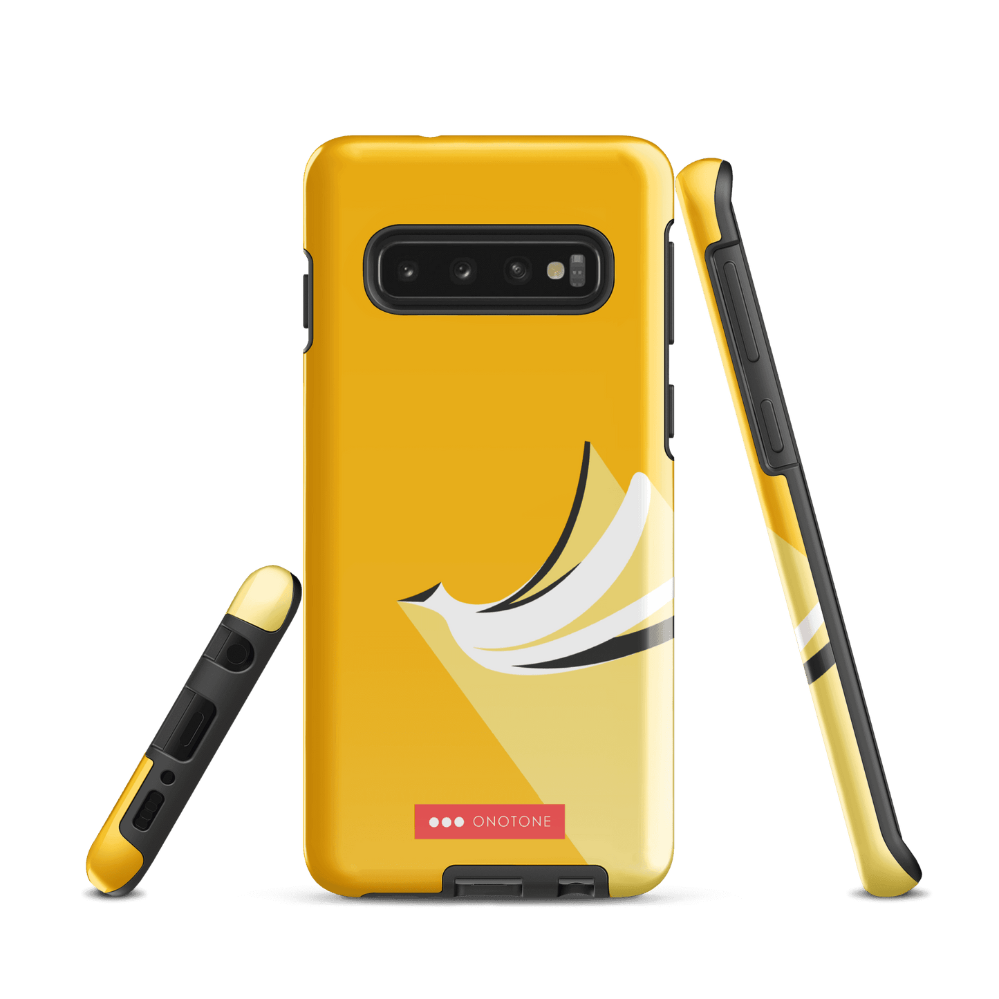 Double Layer Protection Yellow Samsung Galaxy Case