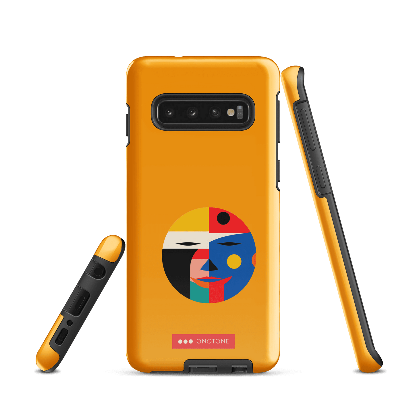 Double Layer Protection Modern Yellow Samsung Galaxy Case