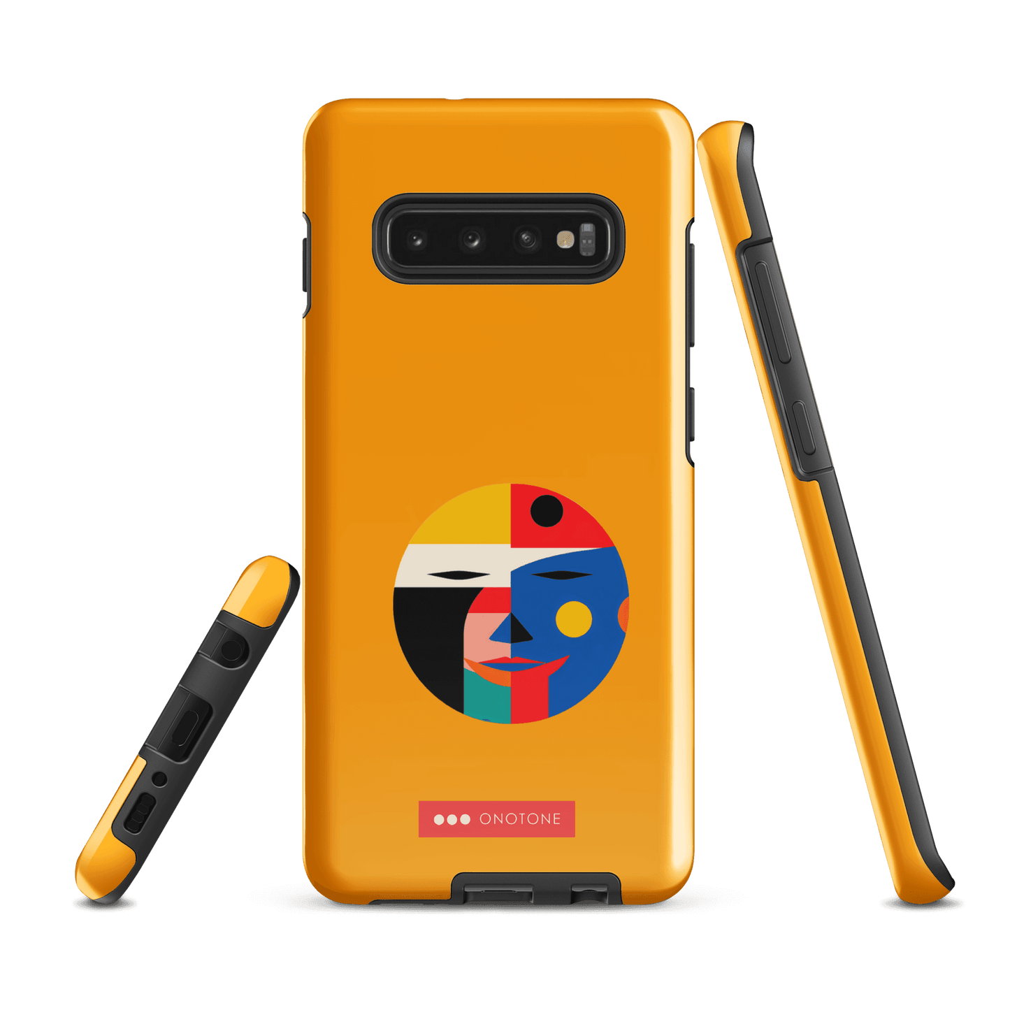Double Layer Protection Modern Yellow Samsung Galaxy Case