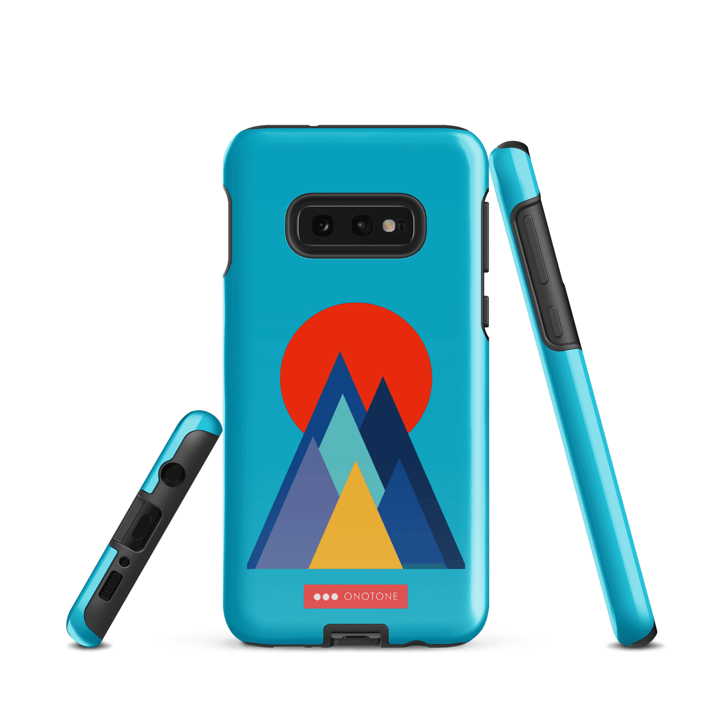 Double Layer Protection Blue Modern Samsung Galaxy Case
