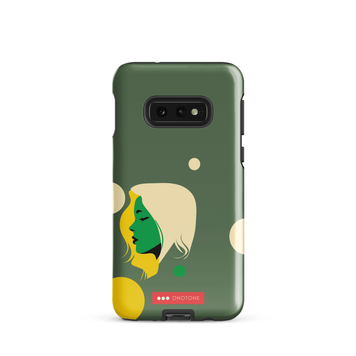 Double Layer Protection Green Modern Samsung Galaxy Case