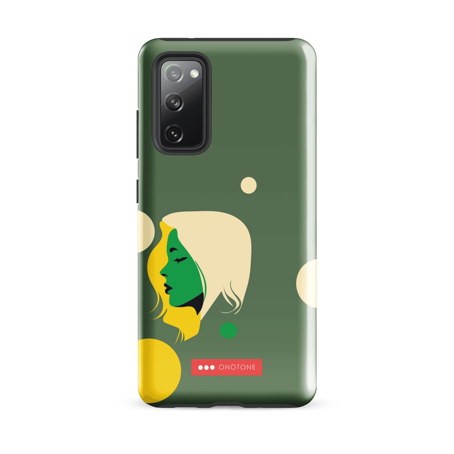 Double Layer Protection Green Modern Samsung Galaxy Case