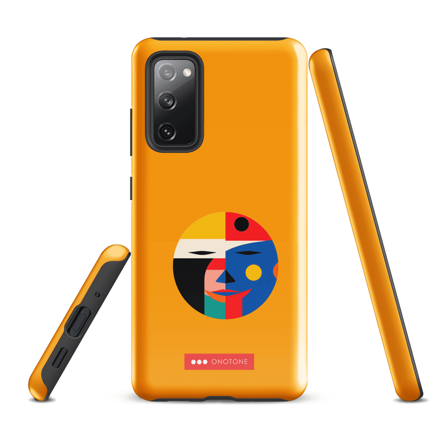 Double Layer Protection Modern Yellow Samsung Galaxy Case
