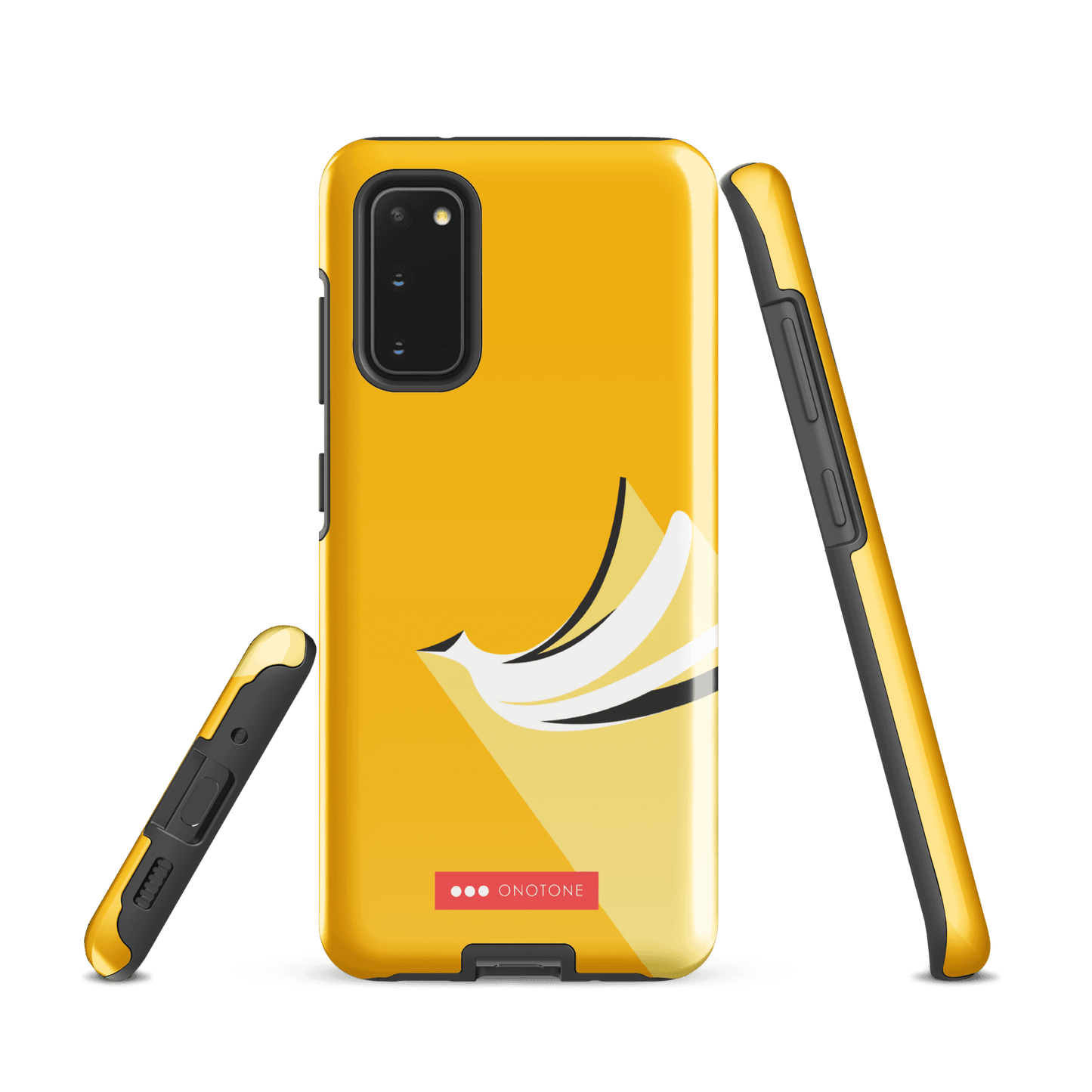 Double Layer Protection Yellow Samsung Galaxy Case