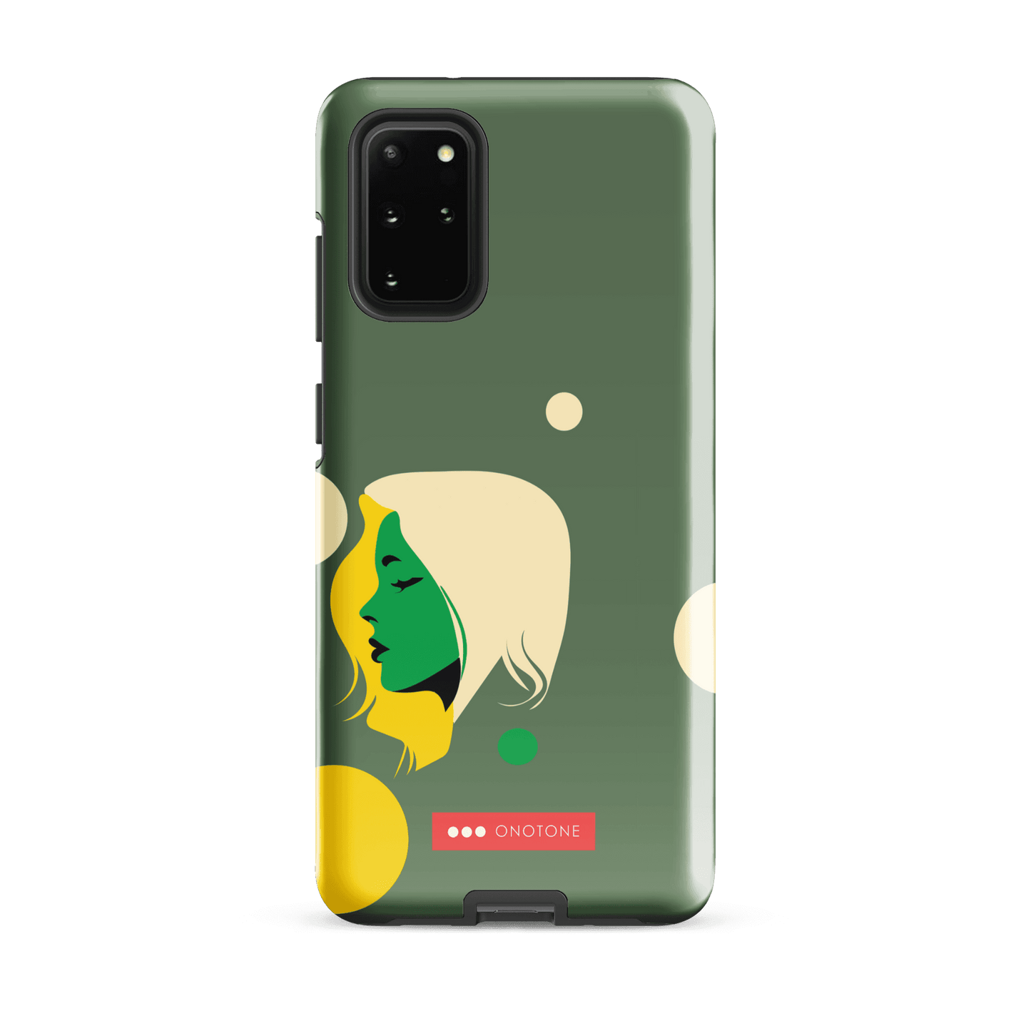 Double Layer Protection Green Modern Samsung Galaxy Case
