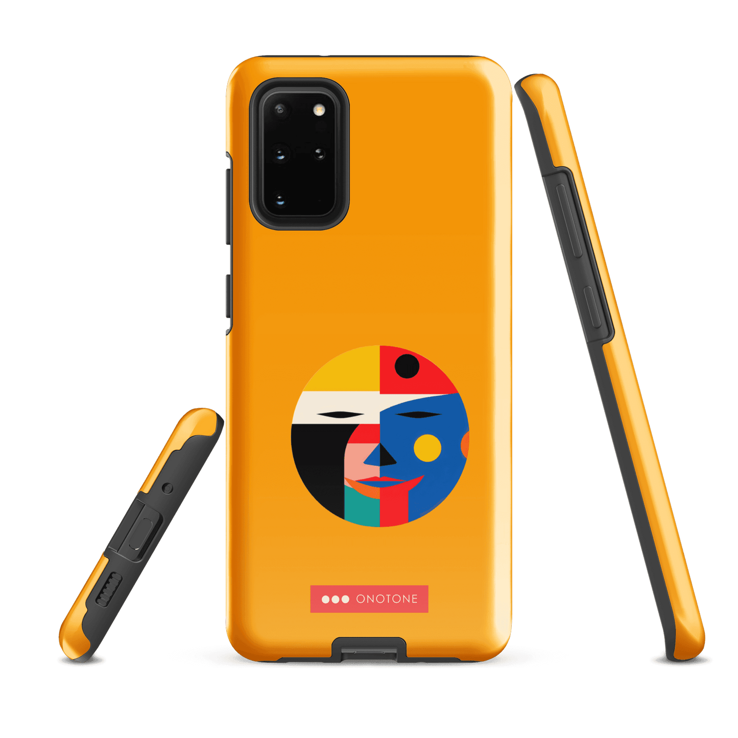 Double Layer Protection Modern Yellow Samsung Galaxy Case