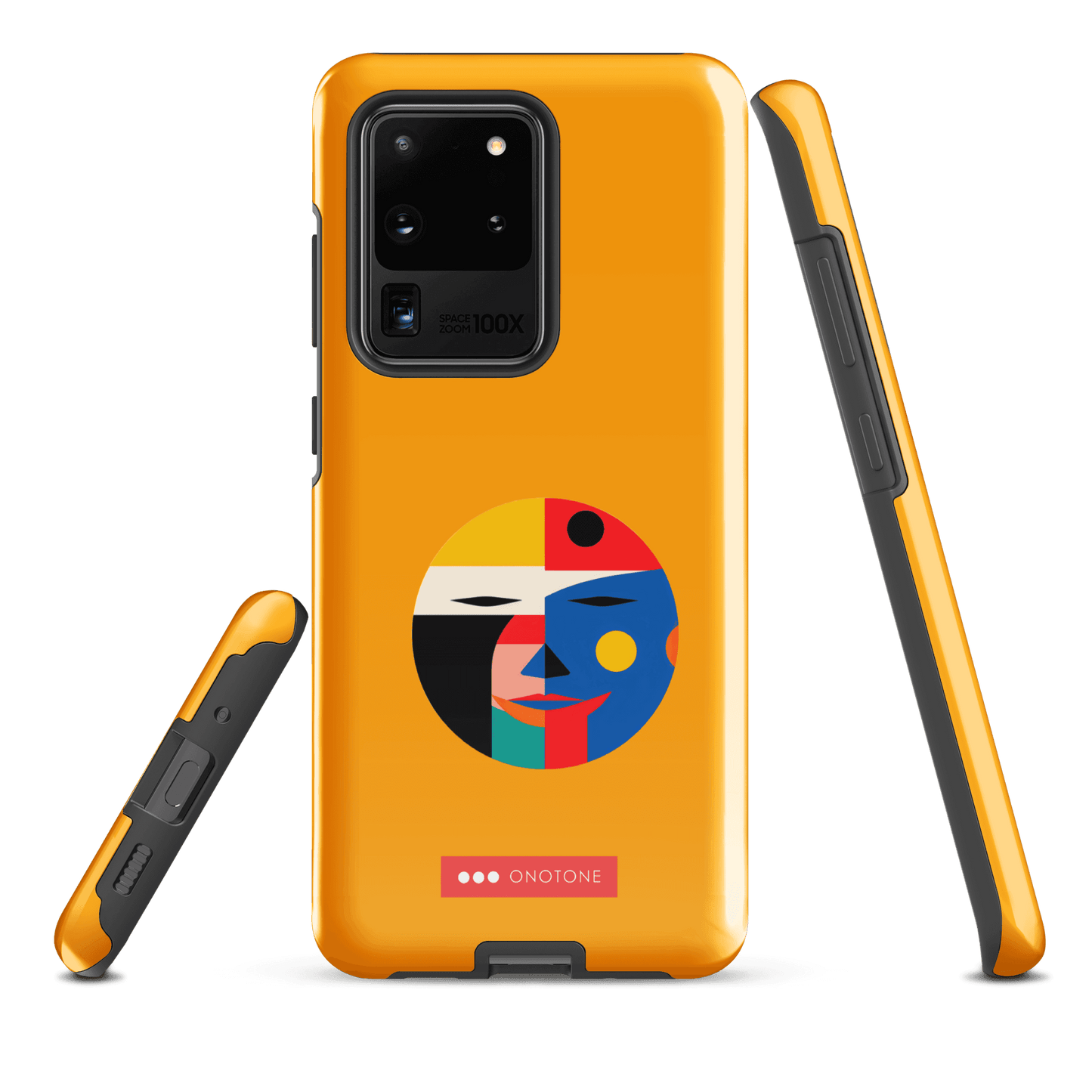 Double Layer Protection Modern Yellow Samsung Galaxy Case