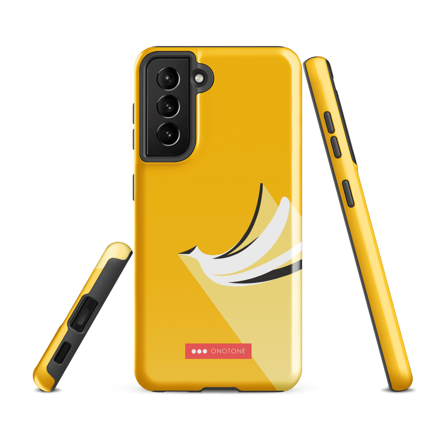 Double Layer Protection Yellow Samsung Galaxy Case